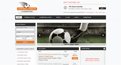 Desktop Screenshot of footballticketschampions.com